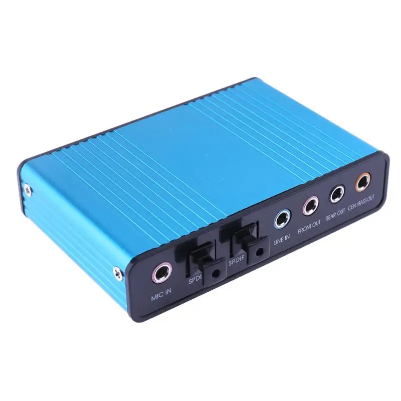 Внешняя звуковая карта USB канал 5 1 7 оптический адаптер для ПК ноутбука|usb sound card|sound