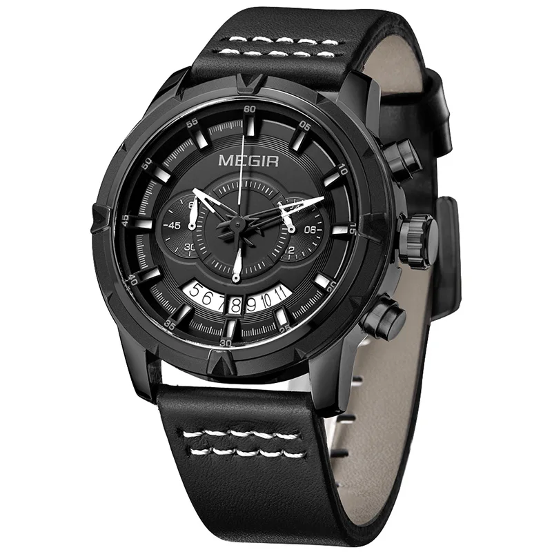 Megir Watch Top Brand Man Watches Military Luxury Analogic Clock Man Watches With Chronograph Military Watch Men Waterproof Megir Watch Top Brand Man Watches Military Luxury Analogic Clock Man Watches With Chronograph Military Watch Men Waterproof