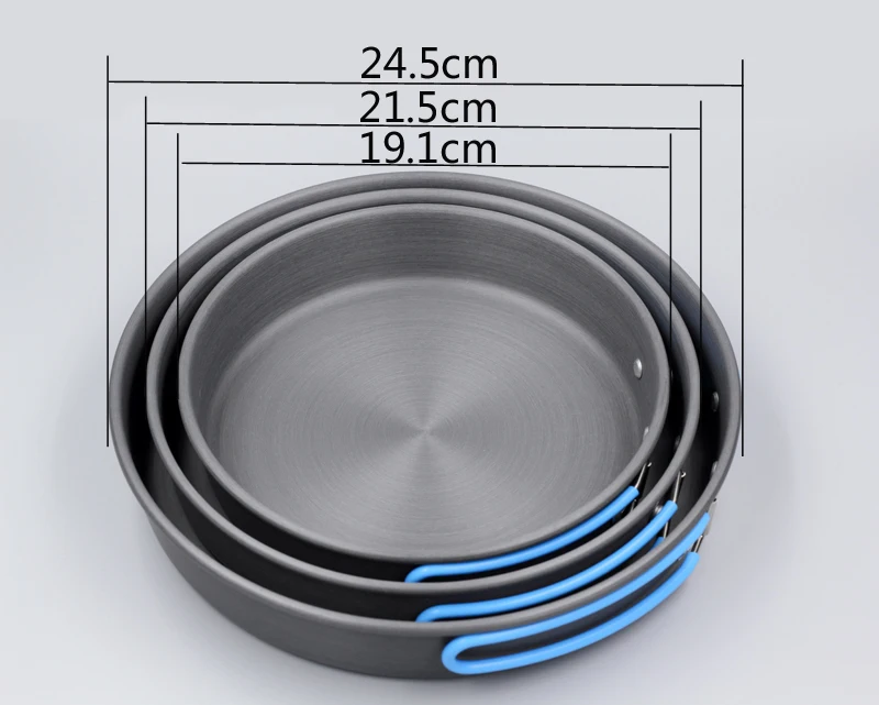 APG juego de cubiertos ultraligeros cocina de picnic y vajilla portátil sartén de camping