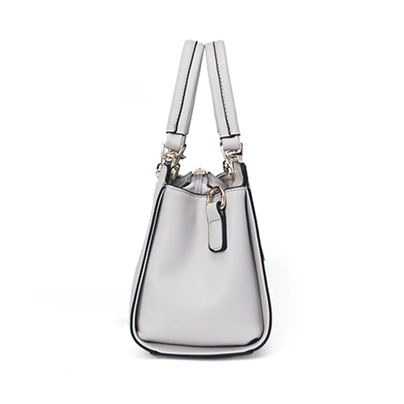 Women Handbag Luxury Bags Patchwork Women Solid Chains Rivet Bag Leather Designer Handbag HairBall Shoulder Kabelka SS7020 (7)