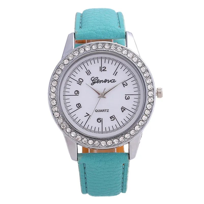 Montre Femme Top Brand Luxury Women Watches Leather Band watch Analog Quartz Round Wrist Watch clock relogio feminino J20 (5)