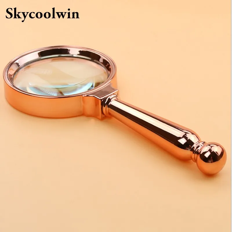 Skycoolwin 80mm Magnifying Glasses Hand held Maginfier Glass Elderly