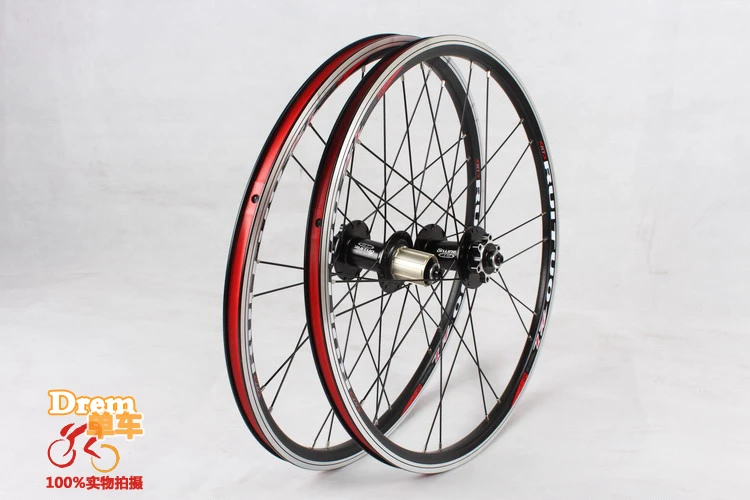 Sale 20inch RT *1-3/8 V /Disc Brake 5 Peilin sealed bearing ultra smooth  451/406 wheel wheels BXM folding bike Rim Rims 13