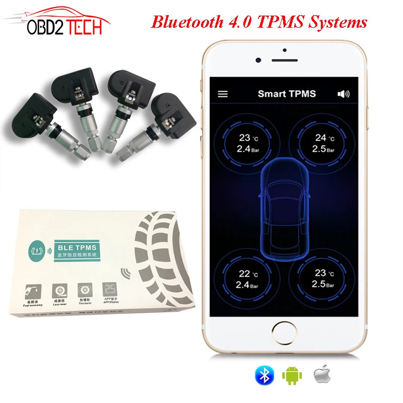2017 New Car Tire Tyre Pressure Monitoring System font b TPMS b font Alarm Warning By