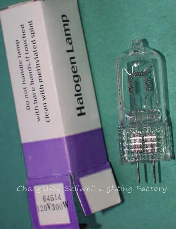 Отличный! Галогенный светильник 120 В или 230 в 300 Вт 64514 G6.35 W015|halogen lamp|halogen light120v 300w |