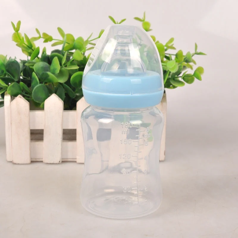 Qshare баб напиток Bottle180ml новорожденный младенец младенческий кормящий молочный фруктовый сок для кормления воды Стандартный рот силиконовая соска