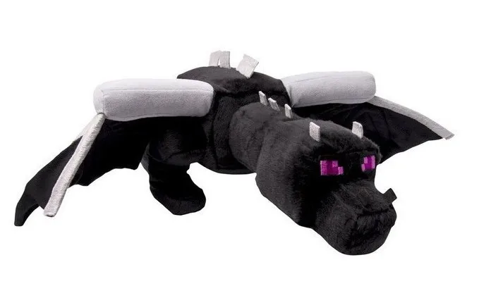 My world minecraft ender dragon plush soft black Minecraft enderdragon PP cotton minecraft dragon Toys