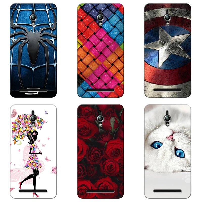 

Printing Case Cover for Asus Zenfone Go ZC451TG Z00SD Colorful Para Soft TPU Back Covers Animal Cell Phone Cases Coque