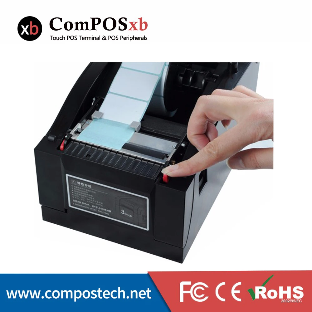 Дешевая цена 80 мм прямой принтер для тепловой печати штрихкодов-ярлыков, печатные этикетки DTP350