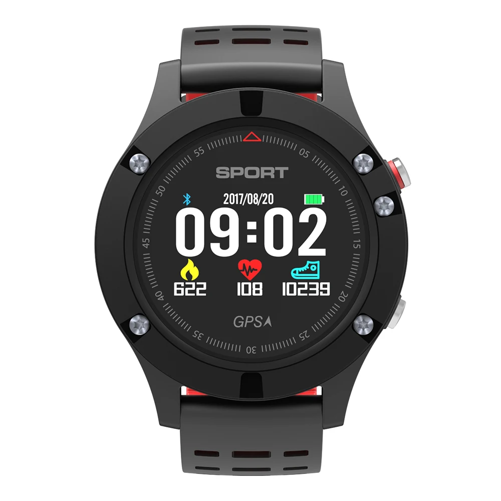 

NO.1 F5 Heart Rate Monitor Smart Watch GPS Activity Fitness Tracker Smartwath Baromoter Pressure Temperature Altitude Measure