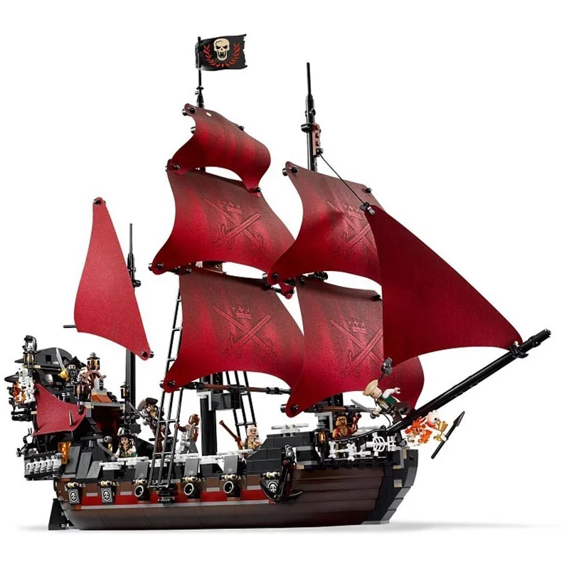 

LEPIN Pirates of the Caribbean Ship Model the Black Pearl Ship 16006 16009 Building bricks Blocks Compatible Legoing 4184 4195