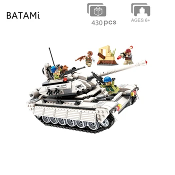 

Model building kits Compatible with city block Swat Peacekeeping Force Thunder Mission Tank 429 pcs Bricks 4 minfigure toys