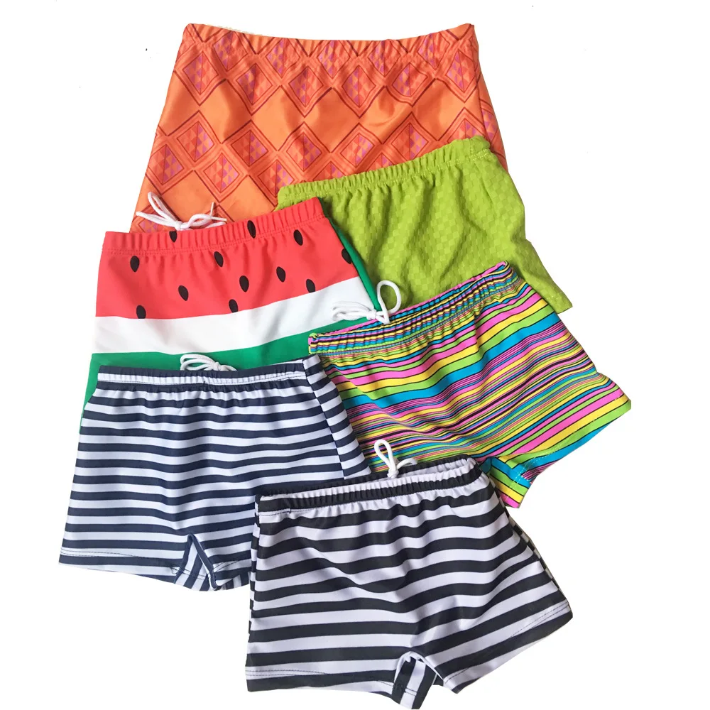 

2018 Baby Boy Swimsuit Kids Swimwear Boys Swimminng Trunks Big Boy Children Striped Swimming Shorts Girls Boys Bathing Suit