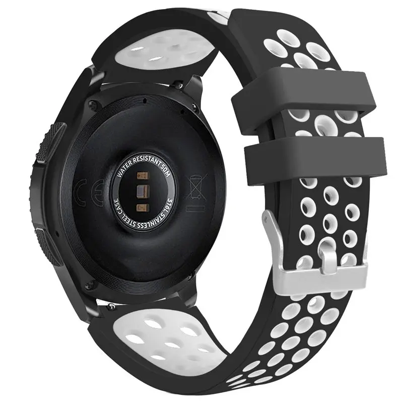 22 мм спортивный силиконовый ремешок для samsung Galaxy Watch 46 мм SM-R800 Смарт-часы браслет - Цвет: 9