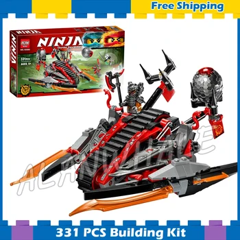 

331pcs Ninja New 10580 Vermillion Invader DIY Model Building Blocks Kids Toys Bricks Compatible with Lago