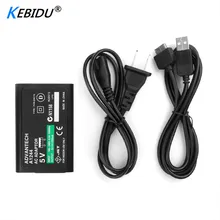 Адаптер переменного тока Kebidu+ usb-кабель для зарядки данных Шнур для домашнего зарядного устройства Блок питания для ЕС/США штекер sony playstation psv ita PS Vita psv 1000