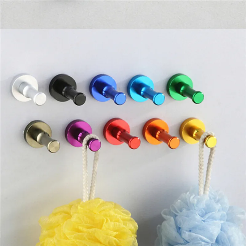 

1pc Home Supplies Metal Towel Robe Hooks Aluminum Colored Carabiner Spring Snap Clothes Hanger for Home Supplies High Quality