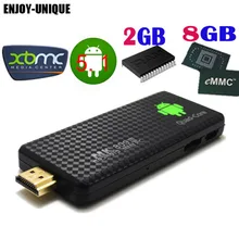 MK809III Android 5.1 ТВ-карты ключ rk3229 quad-core 2 г/8 г Full HD Мини-ПК Коди XBMC Miracast DLNA h.264 wi-fi ТВ Dongle AirPlay