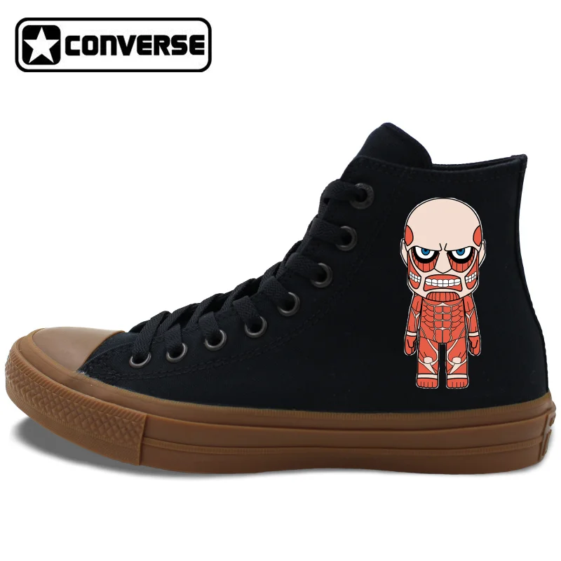 Prix pour Attaque sur Titan Conception Converse Chuck Taylor II Anime Tous Les Étoile Planche À Roulettes Chaussures Noir Blanc High Top Toile Sneakers Prix pour Attaque sur Titan Conception Converse Chuck Taylor II Anime Tous Les Étoile Planche À Roulettes Chaussures Noir Blanc High Top Toile Sneakers