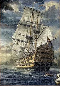 

Start sailing The wooden puzzle 1000 pieces ersion jigsaw puzzle white card adult children's educational toys