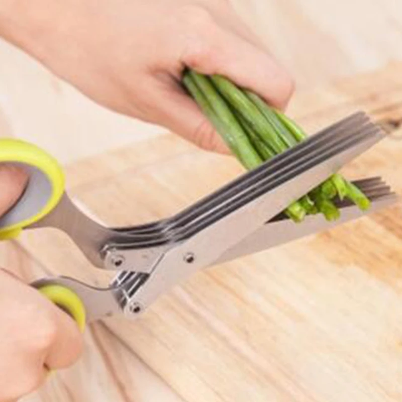 Layers Basil Rosemary Kitchen Scissors Professional Sewing Guided For home Crafts Wrapping Gifts Fabric Sewing Cut Straight Fast (5)