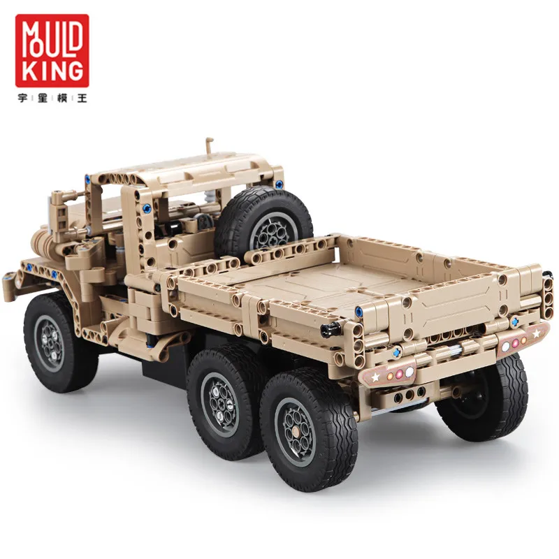 

Mould King Building Block Remote Control Car Racing Toy DIY Set Military Truck Boy Kid Bricks Educational Assembly Toys