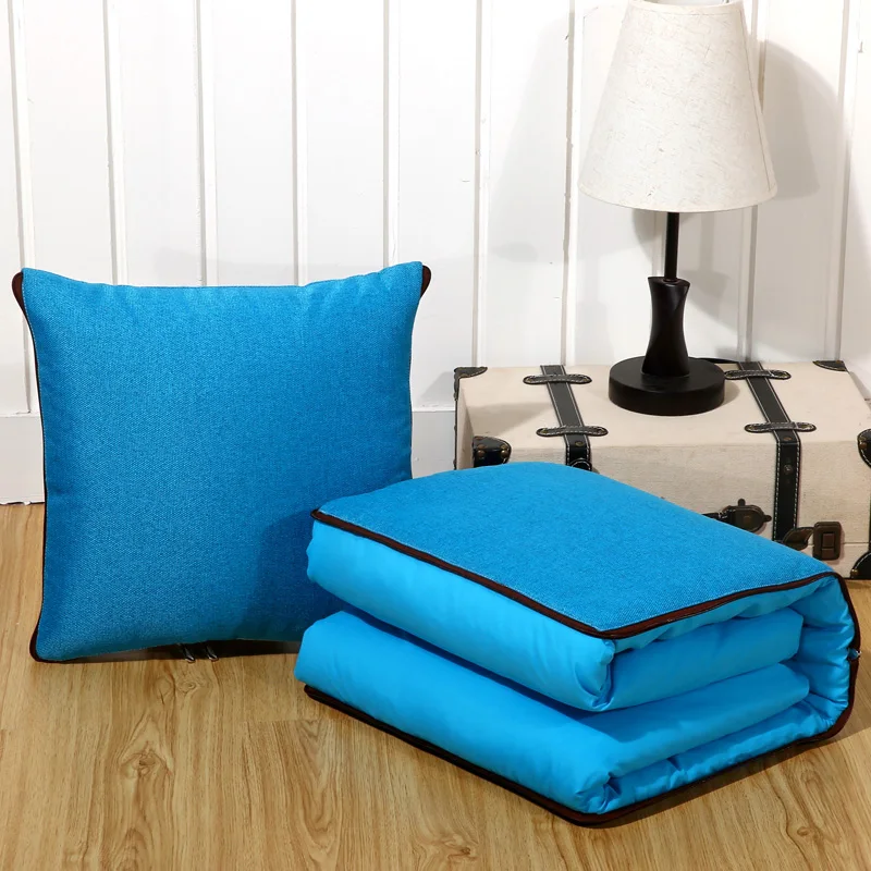 Cute cartoon couch pillow blanket multifunctional pillow