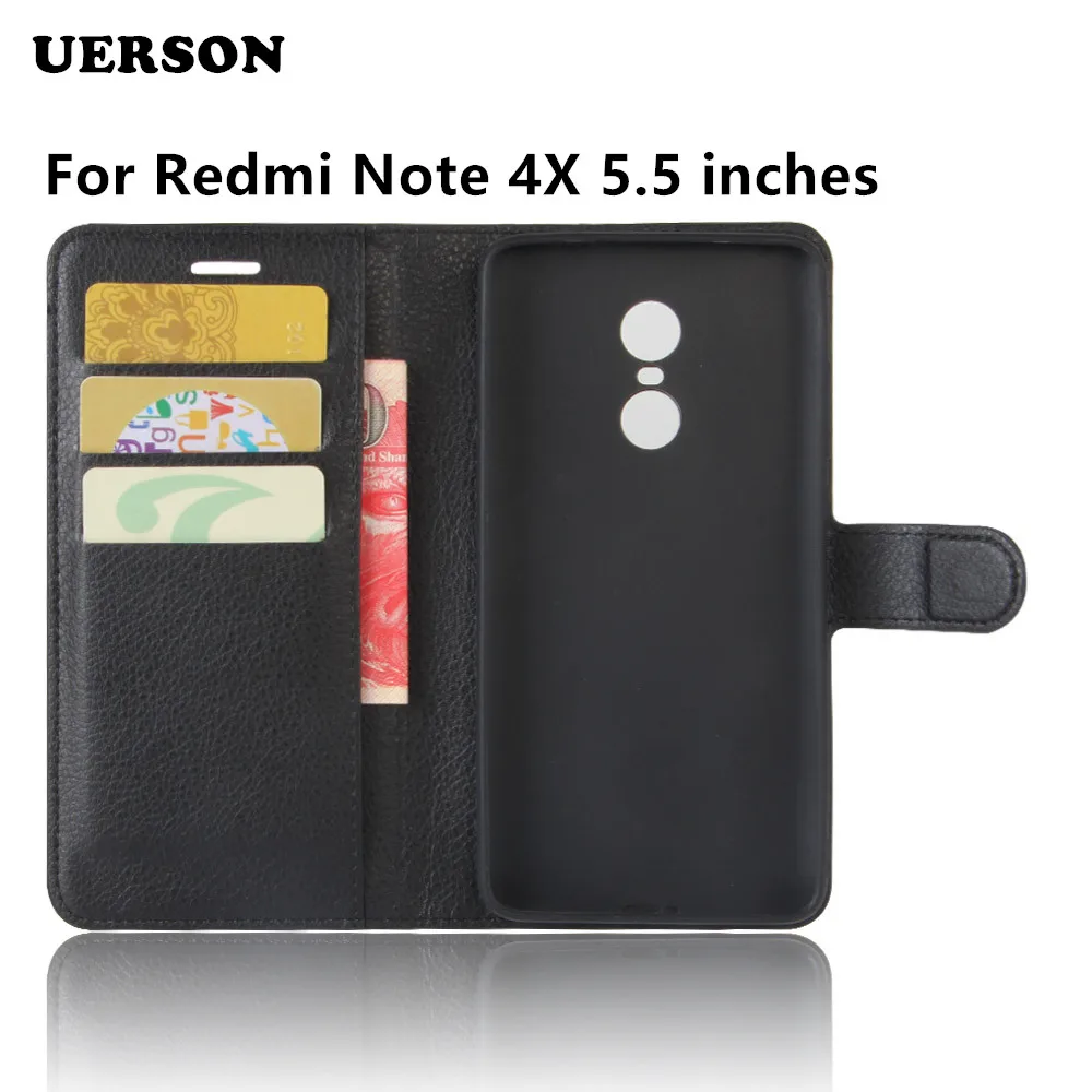 Чехол для Xiaomi Redmi Note 4X чехол Note4X 5 дюйма кожаный силиконовый телефона Xiomi 4 X