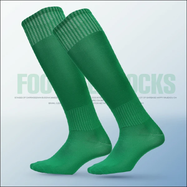 Brothock лето взрослых футбольные носки чулки мужчины Футбол чулки тонкий срез чистый цвет свет борту спортивные носки show Носки - Цвет: Green