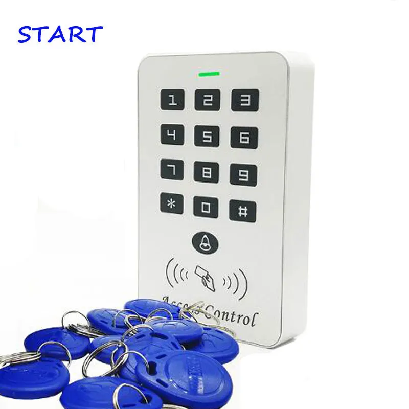 Новая 125 кГц RFID Бесконтактная карта система контроля доступа RFID/EM клавиатура карта контроля доступа Лер Открыватель двери Мастер контроль Лер