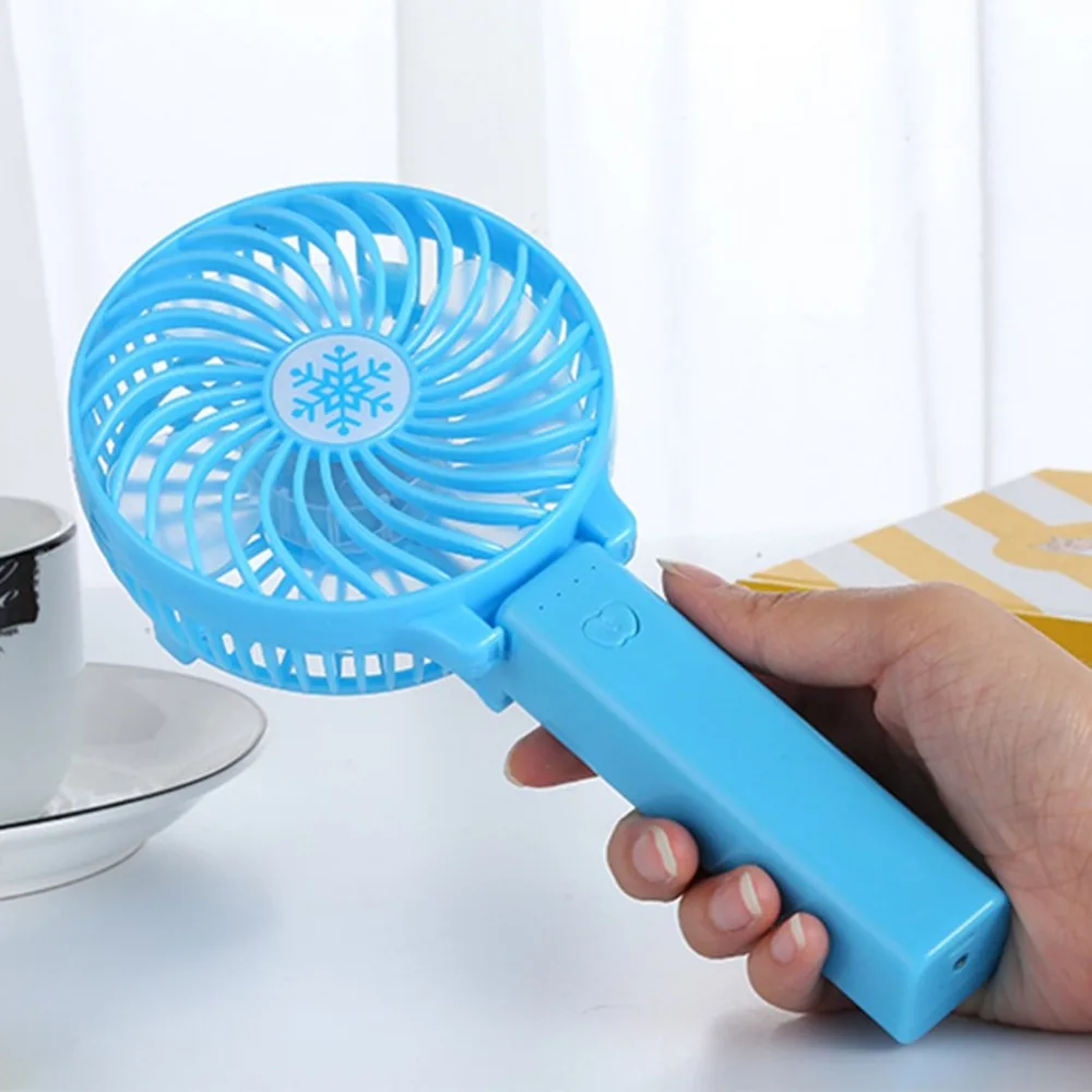 

Mini Portable USB Fan Ventilation Foldable Air Conditioning Fans Hand Held Cooling Fan For Office Home Rechargeable Fan