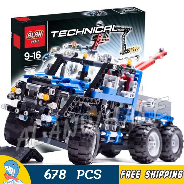 

678pcs Technic Road Truck minicar diecast cars automobile miniature 3332 Model Building Blocks Boys Toys Compatible With lego