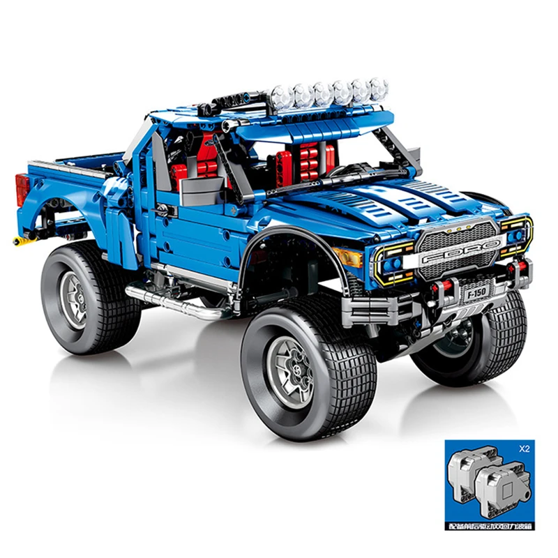 

Technic PICK UP F-150 SVT Raptor Building Blocks Set Bricks Classic Car Model Kids Toys For Children Gift