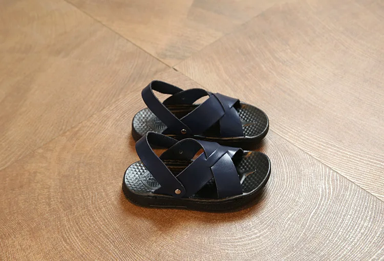 2019 новые дышащие детские сандалии летние для мальчиков повседневное из искусственной кожи блёстки пряжка дети обувь для девочек удобные