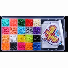 20 цветов, 2000 штук в штучной упаковке, 5 мм, для детей дошкольного возраста, для образования, 3D головоломка, бусины, игрушка, EVA предохранитель, для детей, для дошкольного образования, игрушка-головоломка