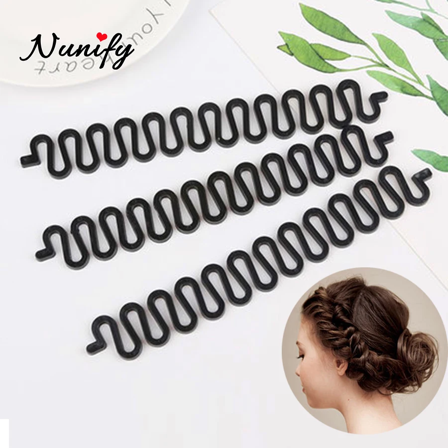 Nunify 1Pcs Fashion Women Hair Braiding Tool Girls Centipede Braider Magic Hair Twist 3 Color Hair Styling Tools Nunify 1Pcs Fashion Women Hair Braiding Tool Girls Centipede Braider Magic Hair Twist 3 Color Hair Styling Tools