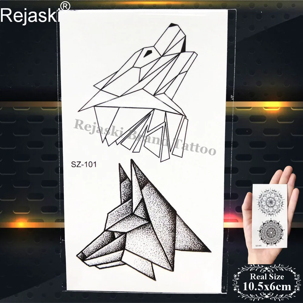 Временные татуировки Rejaski с черной планетой ветвями дерева наклейки Переводные