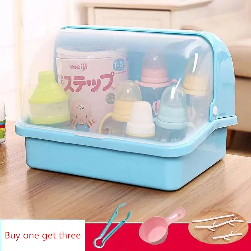 NUOBESTY Estante de Secado de Biberones Biber/ón de Secado sobre Encimera de /Árbol Pez/ón de Beb/é Taza de Sippy Escurridor Organizador de Almacenamiento