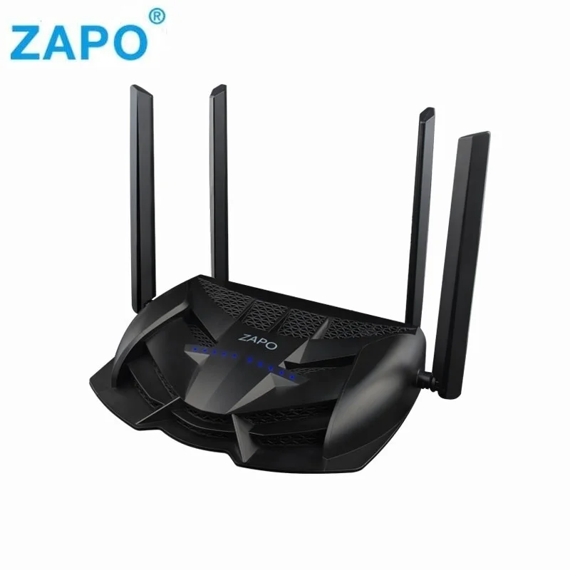 ZAPO USB флэш-накопитель двухдиапазонный 2,4G/5G WiFi беспроводной AC 1200M маршрутизатор с высоким коэффициентом усиления антенны Высококачественный чип повторитель на большие расстояния