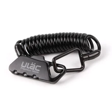 Hot Sale! Mini Cycling Cable Lock MTB Road Bike Helmet Lock Bicycle Prevent Theft Password Lock 4Color Safety Security Tools