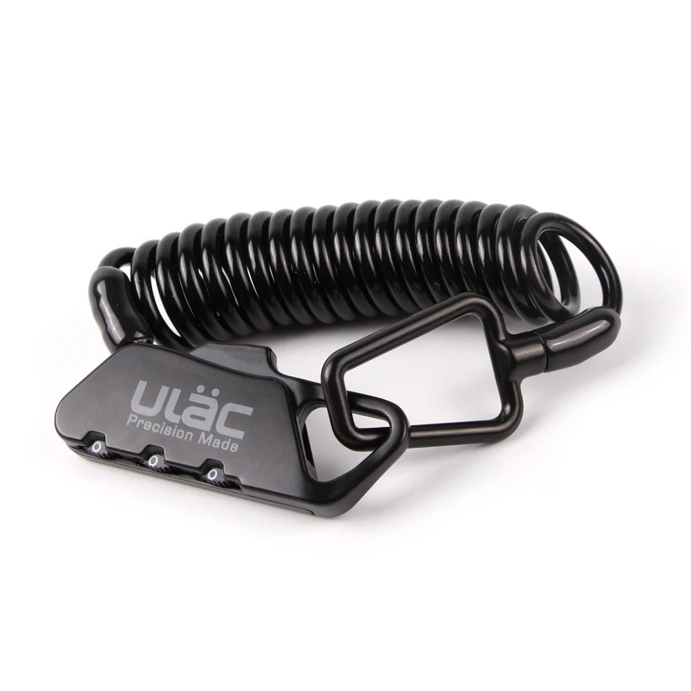 Single helmet safety lock