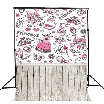 

Princess Girls Wallpaper Photography Backdrop for Photo studio Photographic Background for Children Baby Wedding Photo Shooting