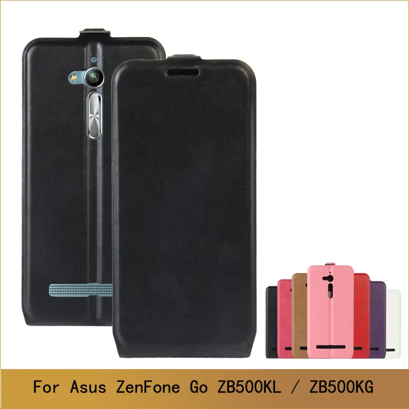 

For Asus ZenFone Go ZB500KL ZB500KG Case PU Leather Case For ZenFone ZB500KL Flip Phone Cases Cover & Photo Card Slot