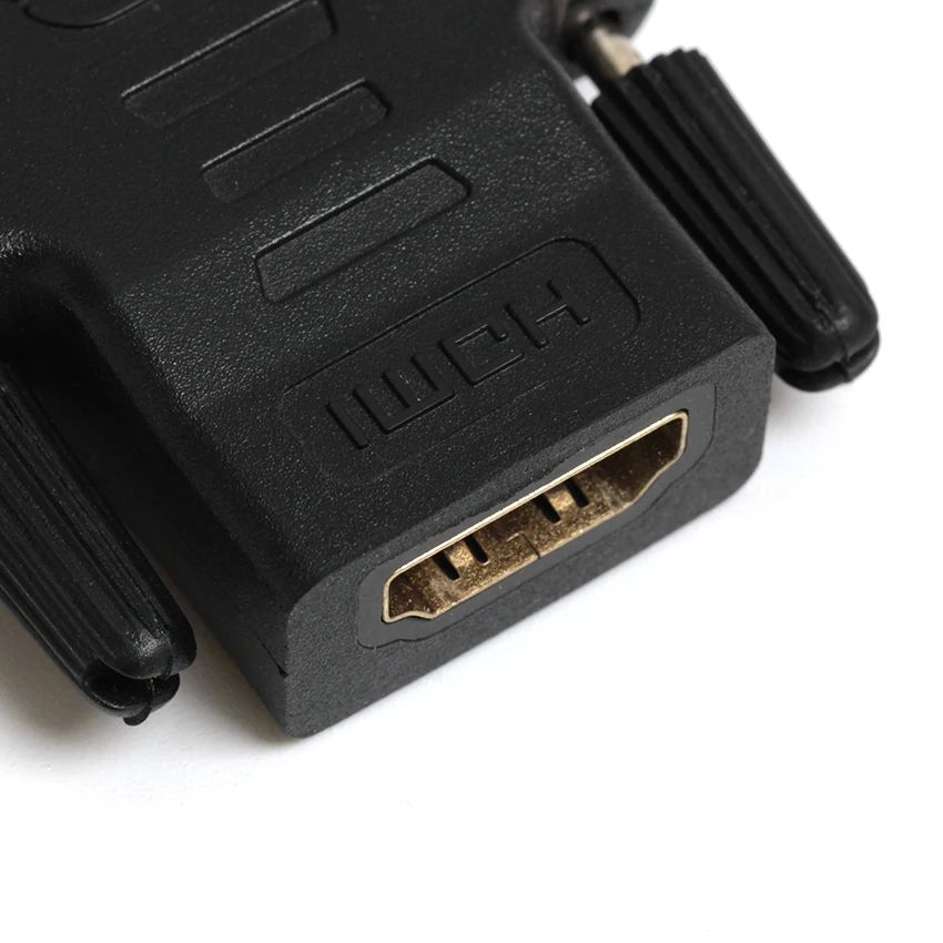 100 шт./лот DVI24+ 1 контактный разъем для HDMI Женский HDMI/DVI адаптер конвертер головы