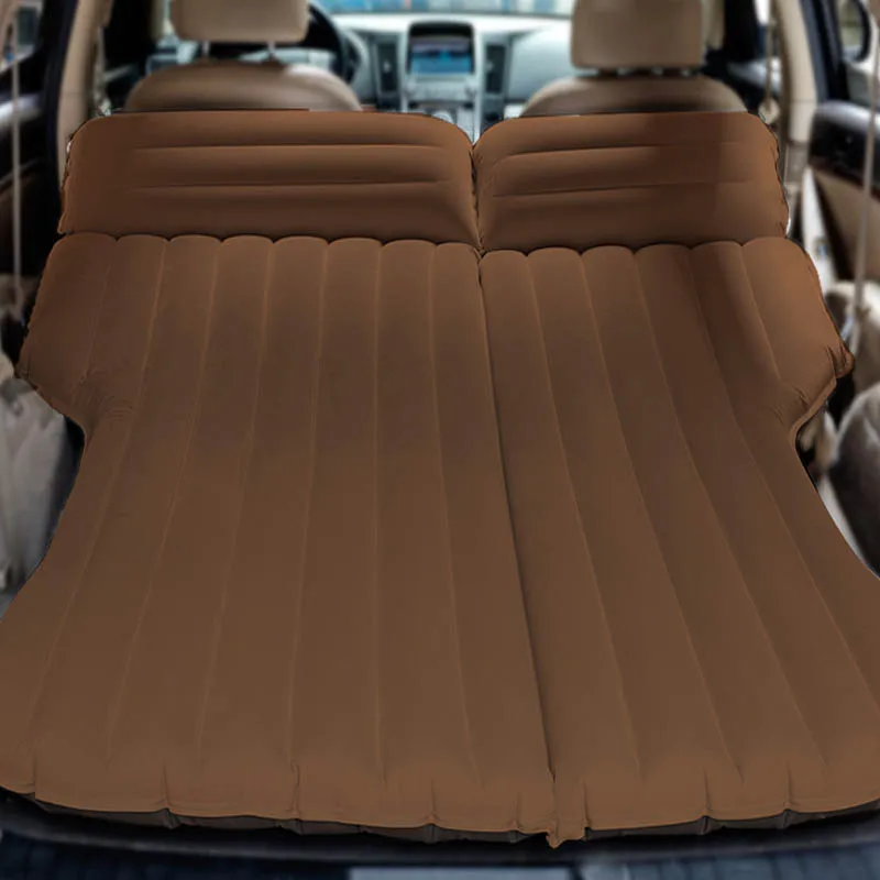  Car Inflatable Bed Car Mattress Rear Row Travel Bed Car SUV Rear Seat Air Bed Inflatable Mattress W
