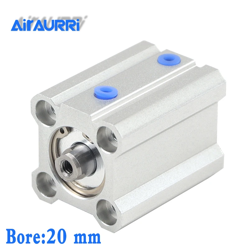 

smc type CQ2B/CDQ2B bore 20mm stroke 5/10/15/20/25/30/35/40/45/50mm Double Acting single rod compact pneumatic cylinder