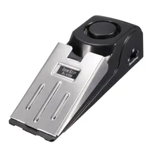 Нержавеющая сталь 120dB беспроводной дверной стоп слот для двери Сигнализация Противоугонная система охранной сигнализации домашний Безопасный безопасности обнаружения Клин