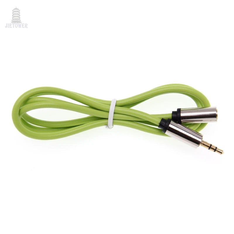 300pcs Jack 3 5 mm extend Audio Extension Cable for Huawei P20 Stereo 3 5mm Jack Aux Cable for Headphones Xiaomi Redmi 5 plus PC