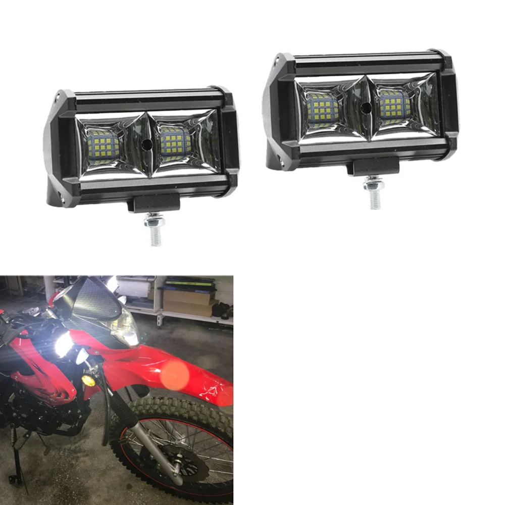 72W LED Work Light 12V Light Bar LED Lamp Auto Fog Lamps for Tractor Boat OffRoad Car Truck SUV ATV Motorcycle With Wiring (8)