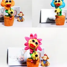 Лучший подарок для детей Поющий и танцующий цветок игрушки для домашних животных Электронный Питомец